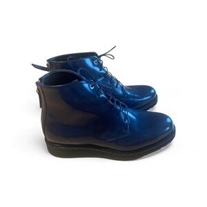 HIGH WEDGE DERBY BOOT